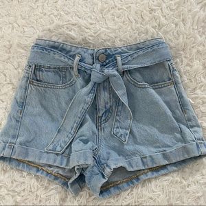 Pacsun Light Blue Mom Shorts